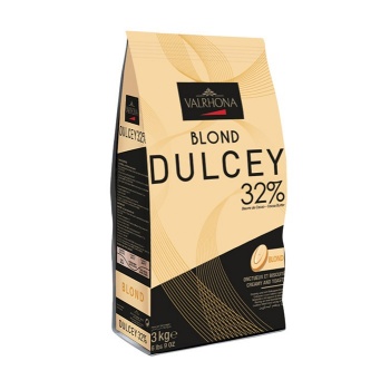 Valrhona Blond Creation Dulcey 32% cocoa 29% sugar 45% fat content 32% whole milk - 3Kg  - Feves