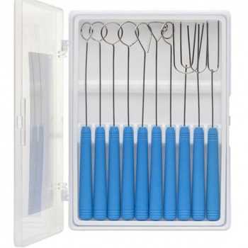 Ateco 1377 Ateco 10 piece Dipping Tool Set Chocolate Dipping Forks