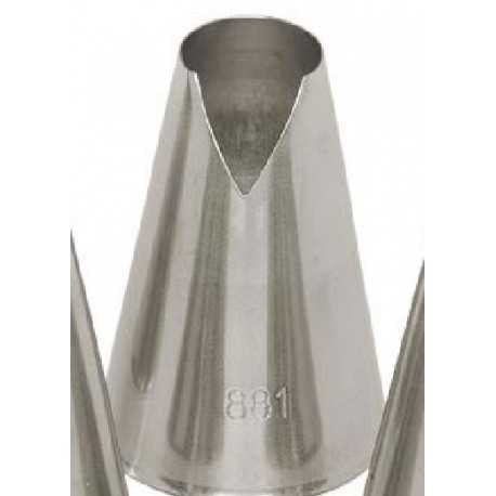 Ateco 881 Ateco 881 - St Honore Pastry Tip- Stainless Steel St Honore and Tourbillon Pastry Tips