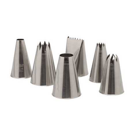 Ateco 787 Ateco 6-Piece Pastry Tube Set Pastry Tips Sets