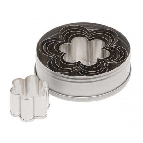 Ateco 7806 Ateco Plain Daisy Stainless Steel Cookie Cutter Set - 6pcs Stainless Steel Cookie Cutters