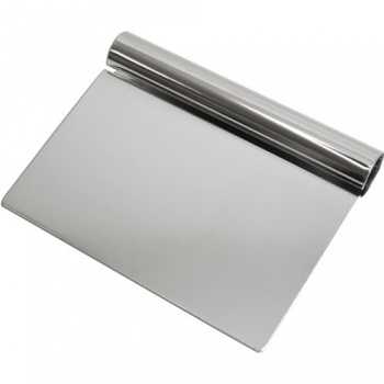 Dough cutter stainless steel curled handle 4 7/8" x 6 1/4"