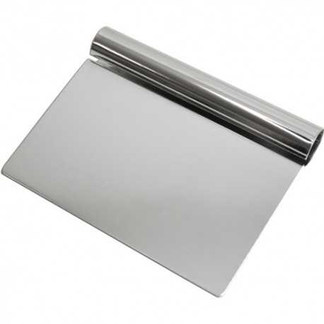 Fat Daddio's DC-05SS Dough cutter stainless steel curled handle 4 7/8" x 6 1/4" Metal Scrapers