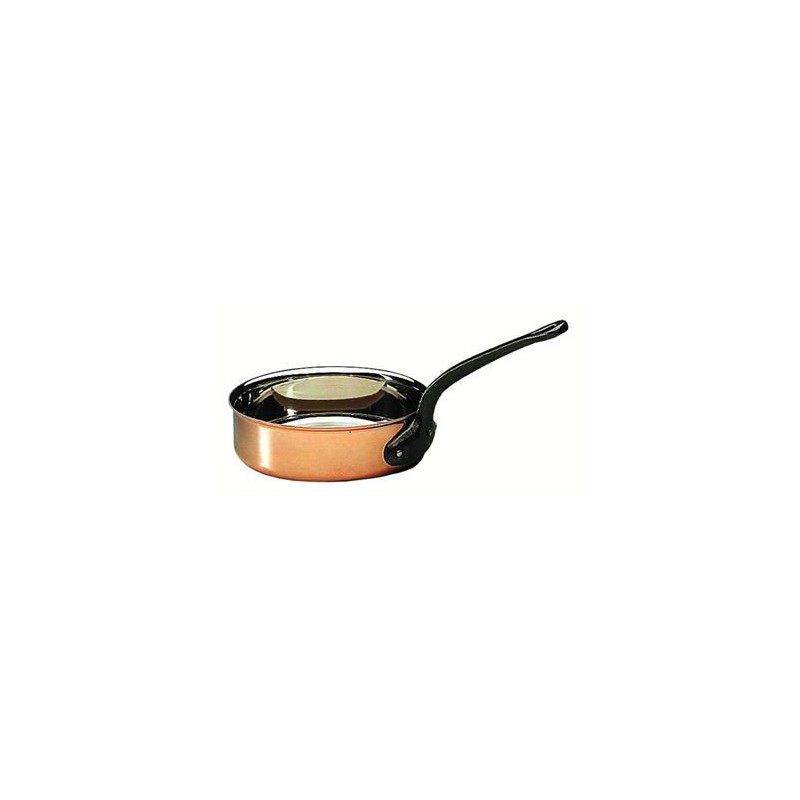 Bourgeat 372016 Matfer Bourgeat Copper Saute Pan Without Lid 6 1/4\\"