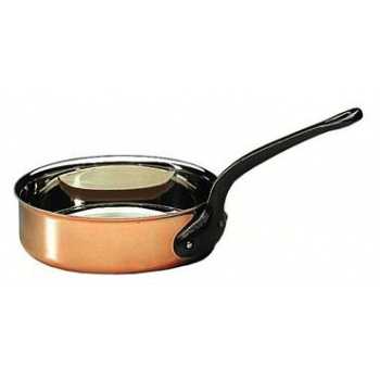 Bourgeat 372020 Matfer Bourgeat Copper Saute Pan Without Lid 7 7/8" Bourgeat Copper Cookware