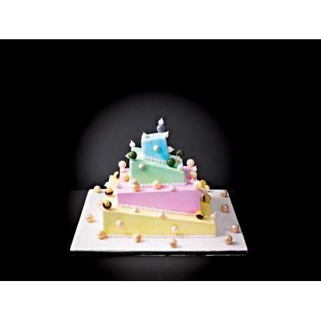 Matfer Bourgeat 681903 Matfer Bourgeat French Style Wedding Cake Complete Kit Deconstructed Wedding Cake Sets