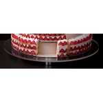 Matfer Bourgeat 681934 Matfer Bourgeat Round Plexiglass Stand For Wedding Cake Ø: 26 3/4” Wedding Cake Sets