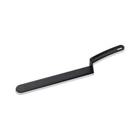 Matfer Bourgeat 112686 Matfer Bourgeat Exoglass Bent Spatula Black 17" Icing Spatulas