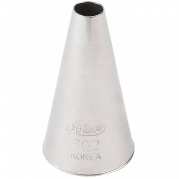 Ateco 802 Ateco 802 - Plain Pastry Tip .25'' Opening Diameter- Stainless Steel Plain Opening Pastry Tips