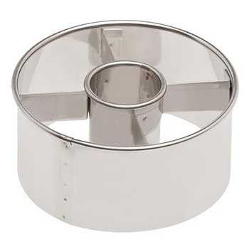 Ateco 14422 Ateco Stainless Steel Doughnut Cutters 2.5'' Stainless Steel Cookie Cutters