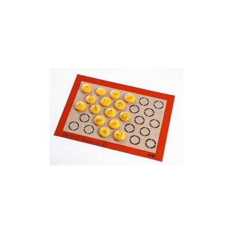 Sasa Demarle AE620420-28 Sasa Demarle SILPAT Macarons US Full Size 16.5” x 24.5” - AE620420-28 Macarons Mats