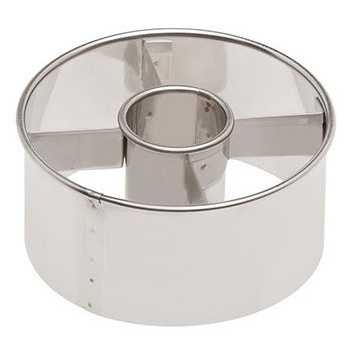 Ateco 14423 Ateco Stainless Steel Doughnut Cutters 3.5'' Stainless Steel Cookie Cutters