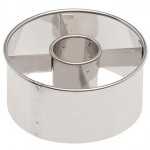 Ateco 14423 Ateco Stainless Steel Doughnut Cutters 3.5'' Stainless Steel Cookie Cutters