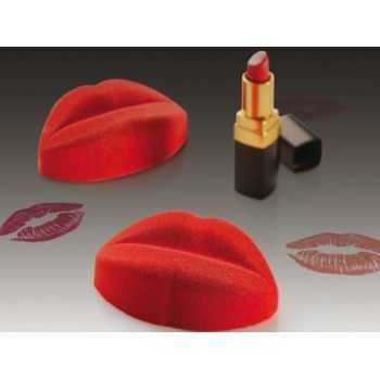 Pavoni PX054 Pavoflex Professional Silicone Mold Lips - 20 Cavity - PX054 Pavoflex Single Portion Mold