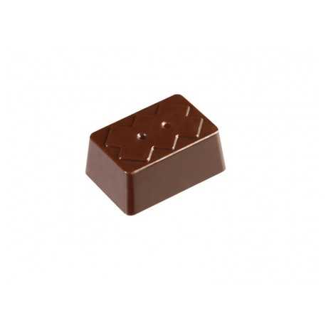 Pavoni SP1244 Chocolate Polycarbonate Mold Rectangle 32x 22x14mm - 10gr - 24 Cavity - SP1244 Traditional Molds
