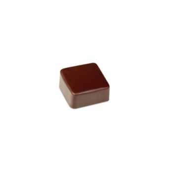 Pavoni PC112 Polycarbonate Chocolate Molds - Artisanal Square smooth. 26x26x13 h mm. 21 pralines. 10 gr ca. Mould 275x135 mm ...