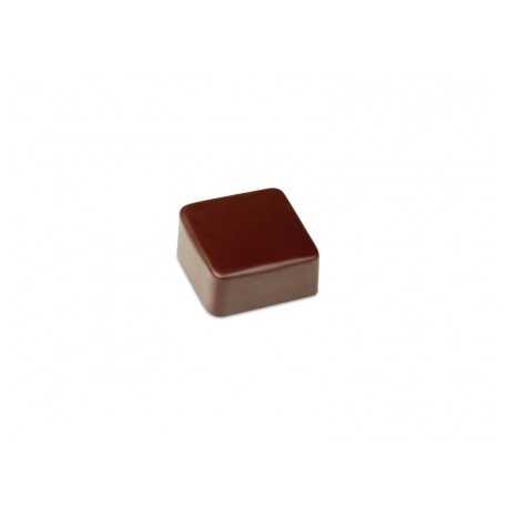 Pavoni PC112 Polycarbonate Chocolate Molds - Artisanal Square smooth. 26x26x13 h mm. 21 pralines. 10 gr ca. Mould 275x135 mm ...