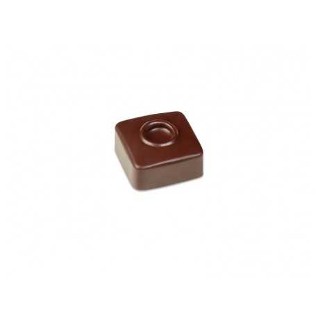 Pavoni PC104 Polycarbonate Chocolate Molds - Artisanal Square Dot 21 pralines. 10 gr ca. Mould 275x135 mm Modern Shaped Molds