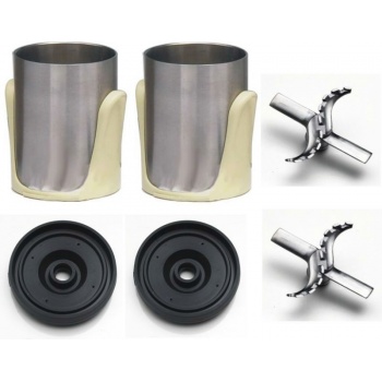 Nemox 9900002 Nemox Frix Air Accessories Set Includes: 2 S/S Bowl Holders + 2 gaskets + 2 s/s blades Ice Cream & Frozen Desse...