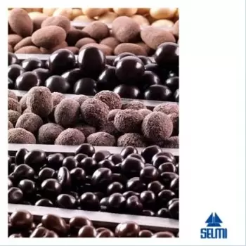 Selmi A-1350 Selmi Coating Pan - Comfit Chocolate and Confectionery Coating Equipment