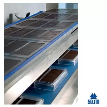 Selmi A-1400T Selmi Enrobing & Cooling Tunnel Line - Tun 800 Chocolate Enrobing Equipment