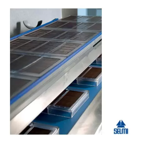 Selmi A-1400T Selmi Enrobing & Cooling Tunnel Line - Tun 800 Chocolate Enrobing Equipment