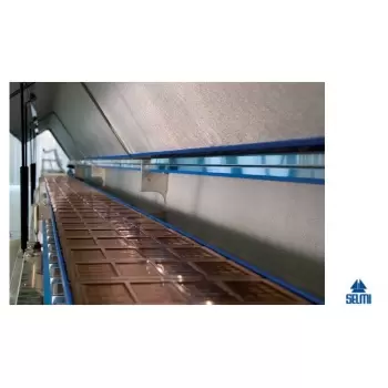 Selmi A-1400T Selmi Enrobing & Cooling Tunnel Line - Tun 800 Chocolate Enrobing Equipment