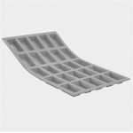 De Buyer Silicone Molds ELASTOMOULE  - Mini-Financiers Molds - 15 cavities