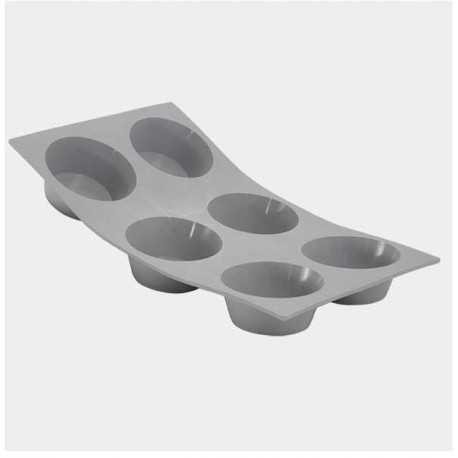 De Buyer 1833.21 De Buyer Silicone Molds ELASTOMOULE - Muffins Molds - 4 cavities De Buyer Flexible Molds