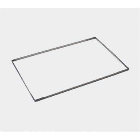 De Buyer 3015.1 De Buyer St.Steel Frame For Biscuit "Charlotte" And Decorating Cream 570 X 370 Mmx10Mm Genoise and Full Sheet...