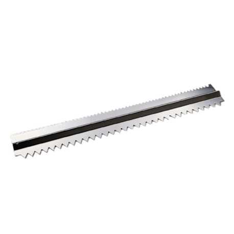 De Buyer 3003.42 De Buyer Stainless Steel Charlotte Comb - 2 Sides - 16.8" Ruler and Pastry Combs
