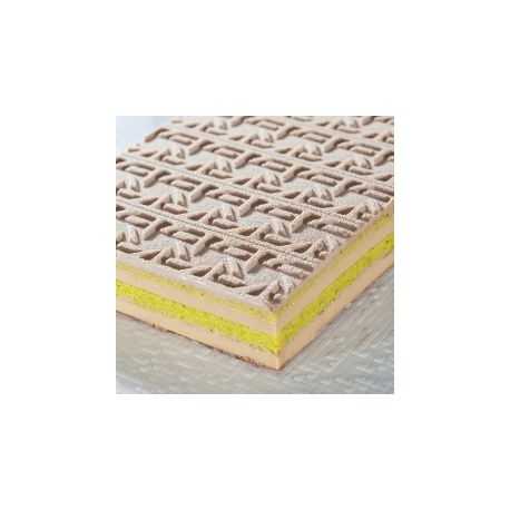 Sasa Demarle TF0190 Sasa Demarle 3D Dessert Mats - Venetian Cane - TF0190 16" x 24" (400 x 600 mm) 3D Texture Mats