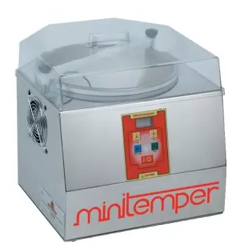 MiniTemper Chocolate Tempering Machine - Made in Italy - 3kg Chocolate Bowls Cont.