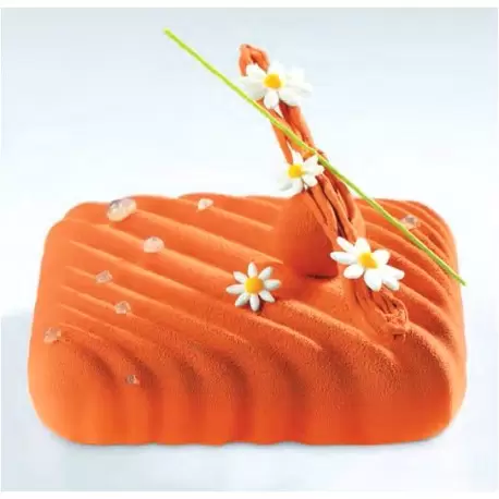 Pavoni KE023 Pavoni Silicone Entremets Mold - POP Pillow - KE023 -162 x 162 x 46mm H - Vol: ~ 1000 ml Pavoni Entremet Mold