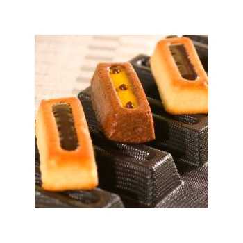 Flexipan Origine - Small Bars with a Cavity 1.56” x 4” (40 x 100 mm) - 18” x 26” (400 x 600 mm)- 24 indents - FP1158