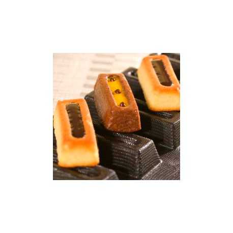 Flexipan Origine - Small Bars with a Cavity 1.56” x 4” (40 x 100 mm) - 18” x 26” (400 x 600 mm)- 24 indents - FP1158