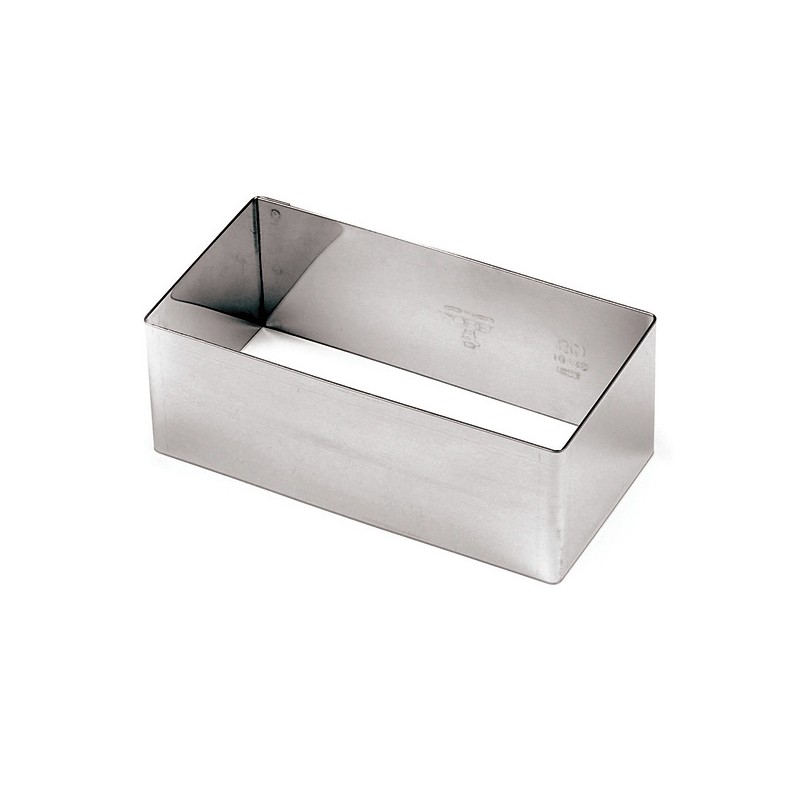 Paderno 4742607 HighSided Rectangle Stainless Steel Pastry Ring