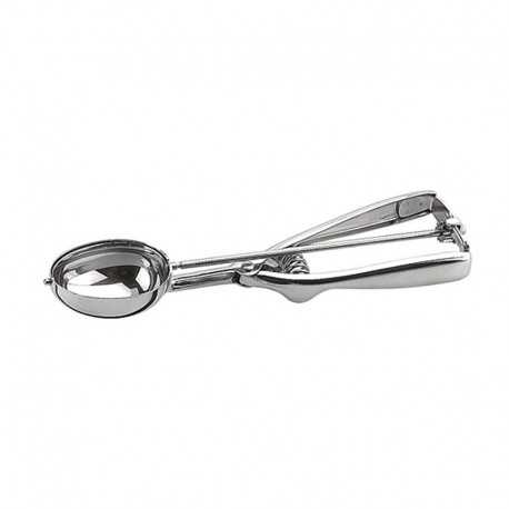 Paderno 41474-00 Stainless Steel Oval Ice Cream Scoop - 2 3/8" - 1/30 Per Liter Portion Spoons