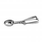 Paderno 41474-00 Stainless Steel Oval Ice Cream Scoop - 2 3/8" - 1/30 Per Liter Portion Spoons
