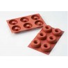 Silikomart 16.170.00.0000 Silikomart Silicone Donuts Molds - Ø 75/25 x 28 mm - 6 Cavity Non-Stick Silicone Molds
