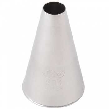 Ateco 804 Ateco 804 - Plain Pastry Tip .38'' Opening Diameter- Stainless Steel Plain Opening Pastry Tips