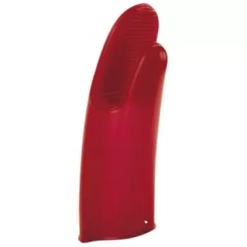 A82110 Mastrad Orka Pro Silicone Mitt Red 17'' Aprons & Gloves