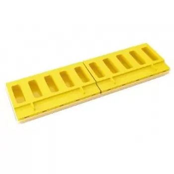 Pavoni KITPL10 Pavogel Snack Silicone Molds. Kit Linear - 10 Indents Ice Cream Molds