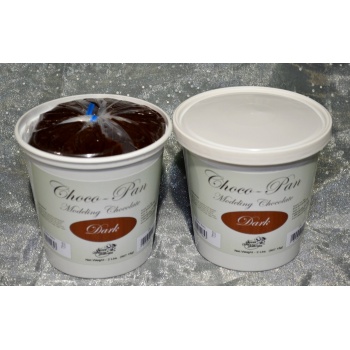 ChocoPan PCB757482 Choco-Pan Modeling Chocolate - 2Lb. Pail - Dark Chocolate Modeling Chocolate
