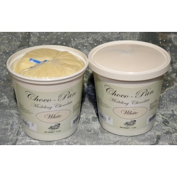 ChocoPan PCB757472 Choco-Pan Modeling Chocolate - 2Lb. Pail - White Chocolate Modeling Chocolate