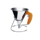 De Buyer 3353.2 De Buyer Automatic piston funnel KWIK 0.8 L - Green Confectionery Filling Funnels