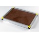 Matfer Bourgeat 370100 Matfer Bourgeat Stackable Mousse Frame Set ( Sheet and 3 Frames Set) 24''x16'' Chocolate Ganache Frames