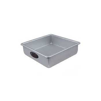 Fat Daddio's PSQ-442 Square cake pan solid bottom 4"x4"x2'' Square Cake Pans