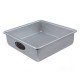 Fat Daddio's PSQ-882 Square cake pan solid bottom 8"x8"x2" Square Cake Pans