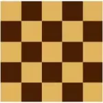 Pastry Chef's Boutique F000708 Chocolate Transfer Sheets 12'' x 15.5'' - Checkers - Pack of 15 Sheets Chocolate Transfer Sheets